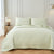 Milky Green Embroidered Bedspread Set