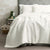 Boronia Waffle Ivory Comforter Set