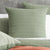 Celeste Seersucker Sage European Pillowcase