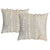 Indira Natural Cotton Cushion TWIN PACK (45 x 45cm)