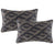 Lulu Grey Cotton Cushion TWIN PACK (33 x 55cm)