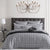 Constantine Gunmetal Quilt Cover Set