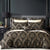 Monarch Black Quilt Cover Set