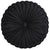 Octavia Black Round Cushion (36cm Dia)
