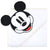 Disney Mickey White Hooded Towel (100 x 100cm)