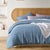 Pure French Linen Denim Quilt Cover Set