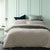 Madison Stone Quilted Bamboo Cotton Quilt Cover Set