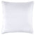 Silk And Satin White European Piped Pillowcase