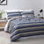 Brighton Midnight Blue Quilt Cover Set