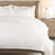 Crisp White Tailored Quilt Cover