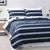 Hudson Stripe Navy Comforter