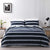 Hudson Stripe Navy Pillowcase Pair