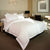 Satin Stripe 2cm White Quilt Cover Set