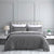 Studio Stripe Slate Quilt Cover Set