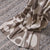 Abstract Knitted Taupe Throw (130 x 170cm)