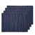 Alexis Navy And Blueberry 4 PACK Placemats (33 x 48cm)