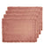 Avani Clay Pink 4 PACK Placemats (33 x 48cm)