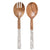 Bindi Beige Salad Servers (30 x 7 x 2cm)