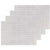 Dennis Silver 4 PACK Placemats (33 x 48cm)