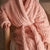 Fleur Darling Fluffy Robe Soft Pink