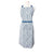 Floral Sonata Apron Blue (83 x 68cm)