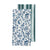 Floral Sonata 2 PACK Tea Towel Set Blue (50 x 70cm)