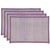 Heureuse Purple Placemat 4 PACK (33 x 48cm)