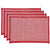 Heureuse Red Placemat 4 PACK (33 x 48cm)