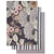 Hydrangea Dark Grey 3 PACK Tea Towel (50 x 70cm)