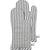 Jules Striped Charcoal White Oven Mitt