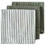 Katerina Light Green 3 PACK Tea Towel (50 x 70cm)