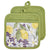 Lemon Sky 2 PACK Pot Holder (21 x 21cm)