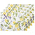 Lemon White 4 PACK Placemats (33 x 48cm)