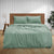 Linen Mint Quilt Cover Set