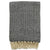 Loom Waffle Throw Black Natural (130 x 180cm)