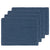 Miller Braided Steel Blue 4 PACK Placemats (33 x 48cm)
