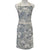 Nordhem Blue Grey Floral Apron (83 x 68cm)
