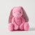 Floral Sherbet Pink Bunny Plush Medium 3 Pack