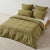 Jerome Olive Quilt Cover Set