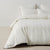 Monday Stripe White Quilt Cover Set