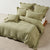 Palmier Khaki Quilt Cover Set