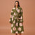 Pluto Olive Plush Robe