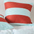 Rugby Stripe Chilli European Pillowcase