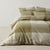 Sicily Khaki Quilt Cover Set