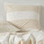 Vintage Wide Stripe Natural European Pillowcase