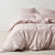 Volley Check Orchid Quilt Cover Set