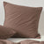Volley Check Chocolate European Pillowcase