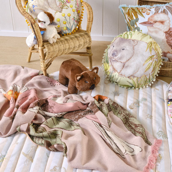 Bush Folk Pink Quilt Cover Set by Linen House Kids – Cottonbox Pty Ltd