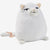 Cuddly Catie White Novelty Cushion