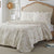 Amberley Biscuit Coverlet Set (220 x 240cm)